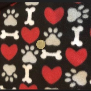 Dog Double Reversible Fleece Blanket 30”x34”
